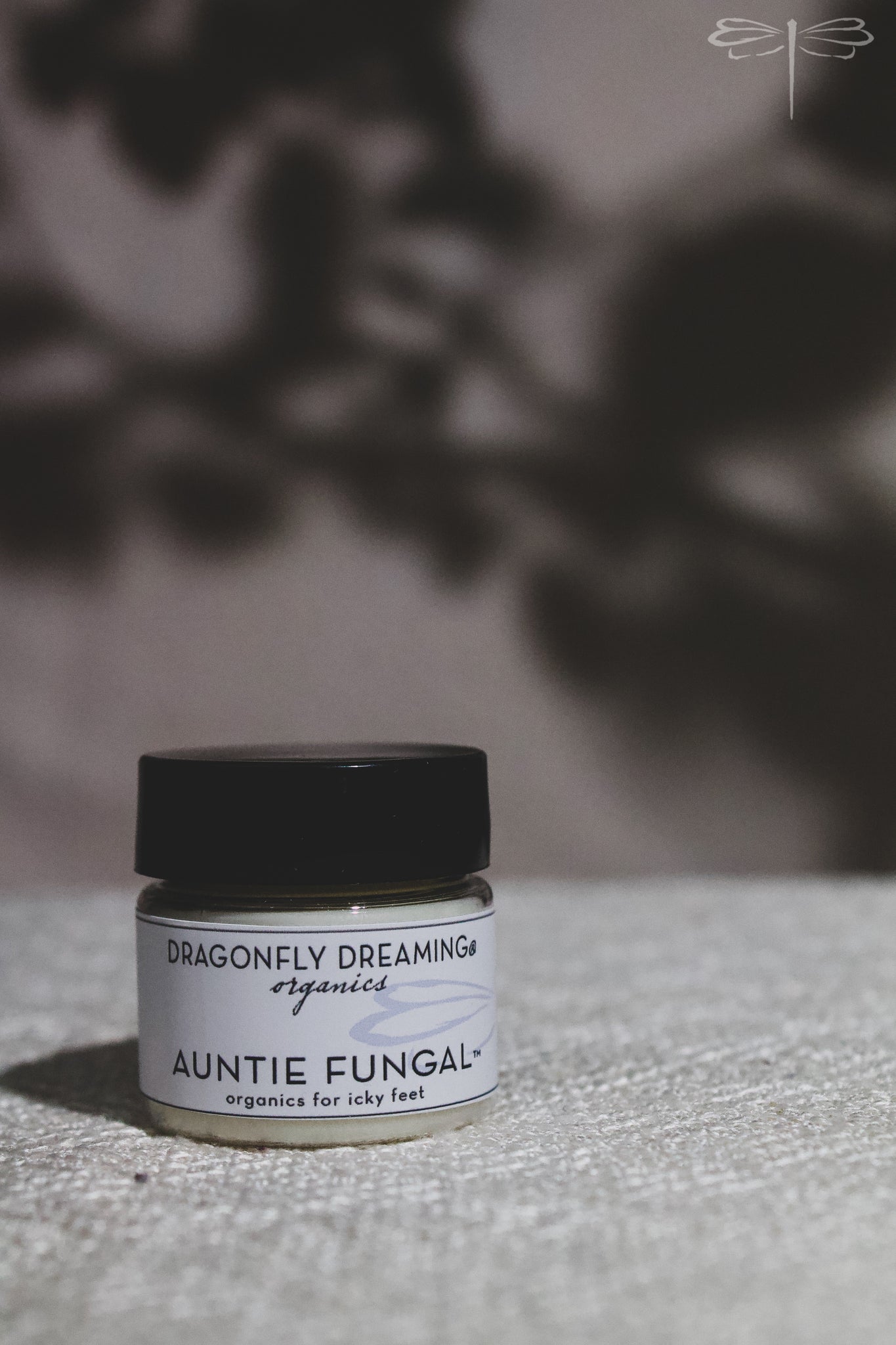 Pictured here, Auntie Fungal Organic Treatment by Dragonfly Dreaming Organics