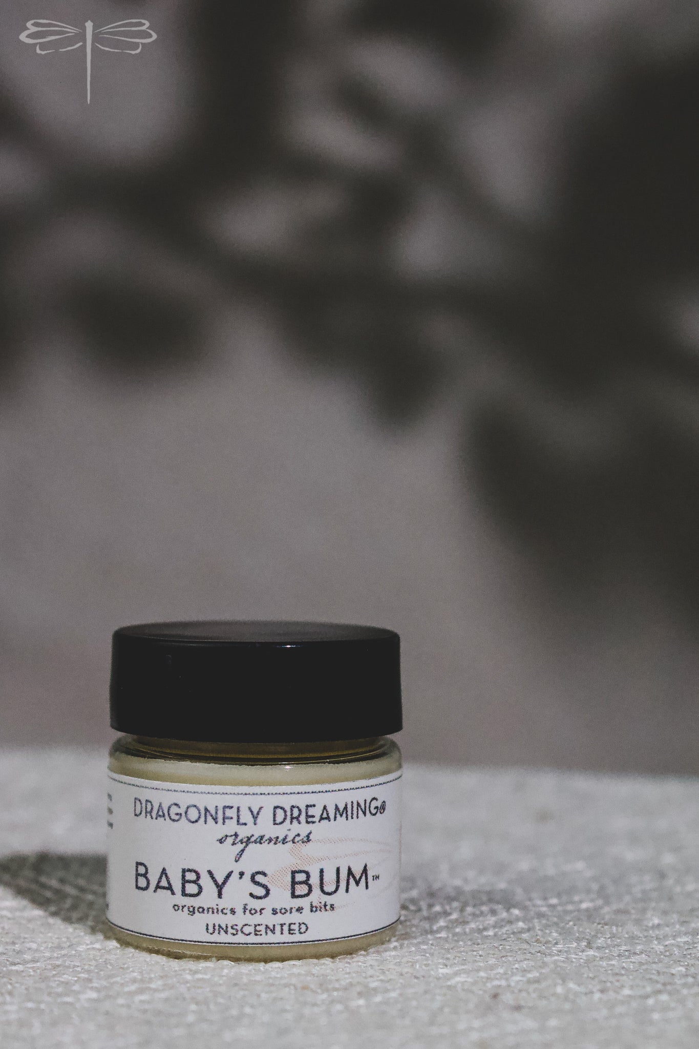 Pictured here, Baby's Bum Scent-Free Calendula Salve by Dragonfly Dreaming Organics