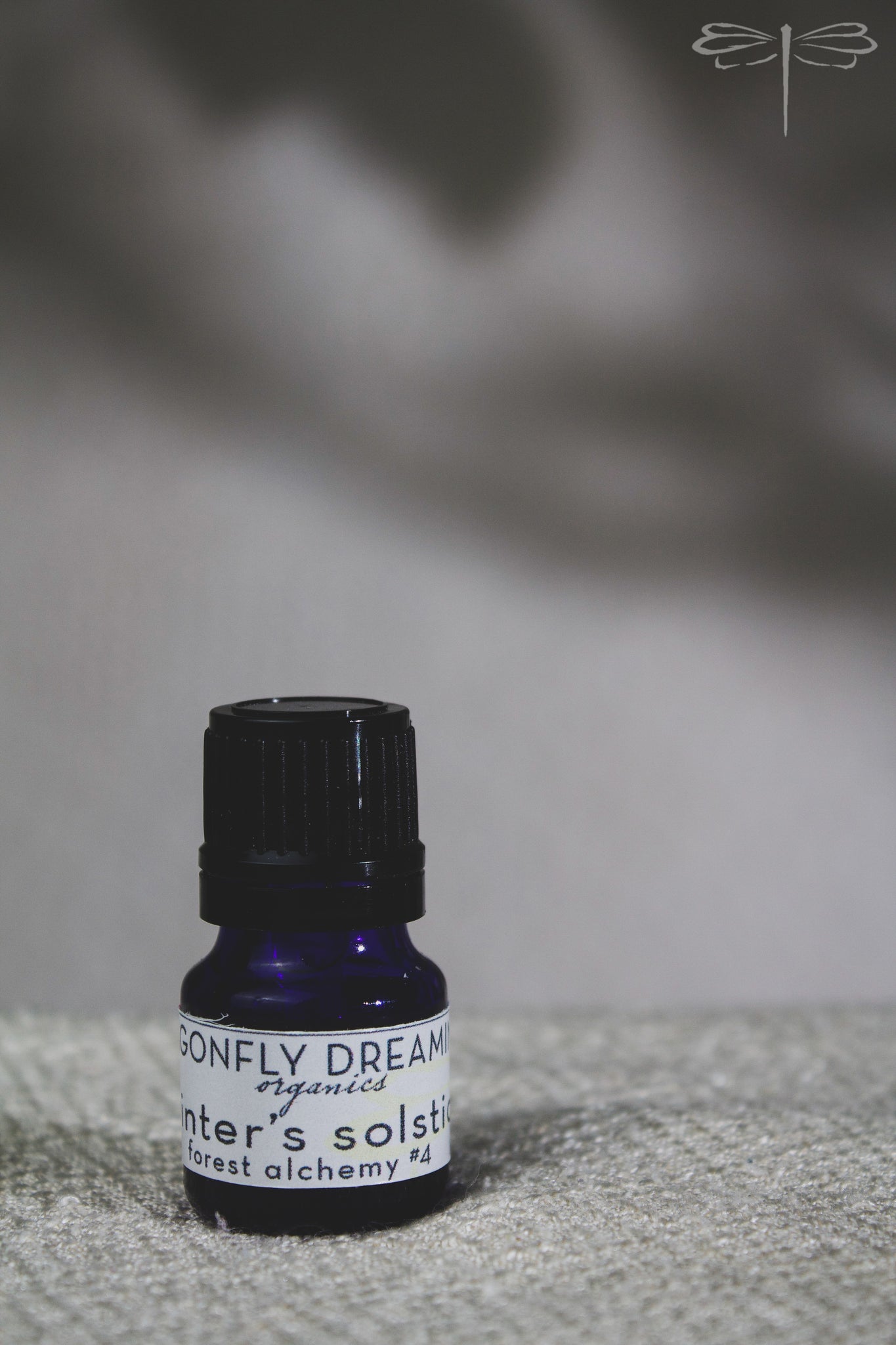 Pictured here, Forest Alchemy #4 Winter's Solstice Essential Oil Blend by Dragonfly Dreaming Organics