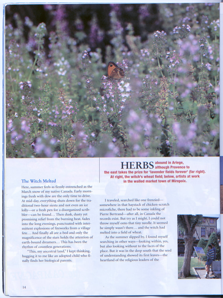Magazine article about Lavender, written by Owner and Founder Beth Lischeron 