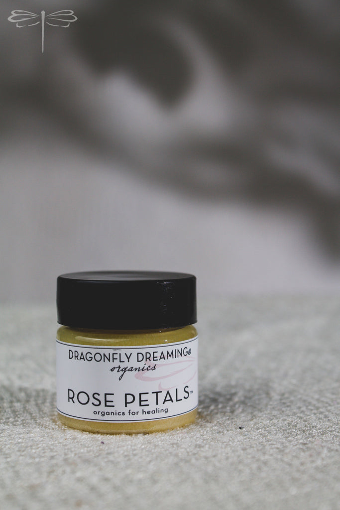 Rose Petals Healing Salve by Dragonfly Dreaming Organics